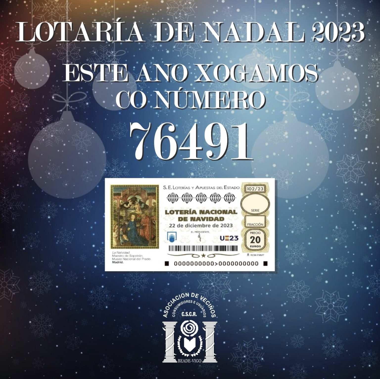 Lotaría de Nadal 2023