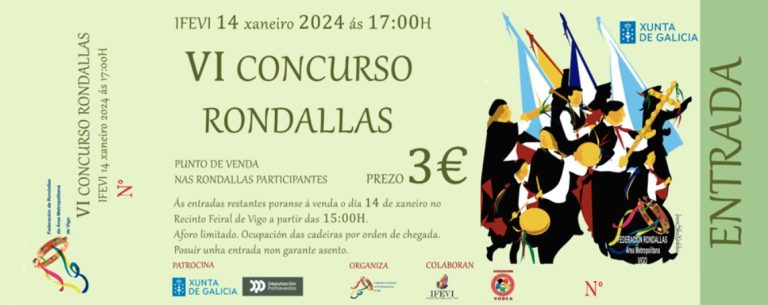 Entradas VI Concurso de Rondallas
