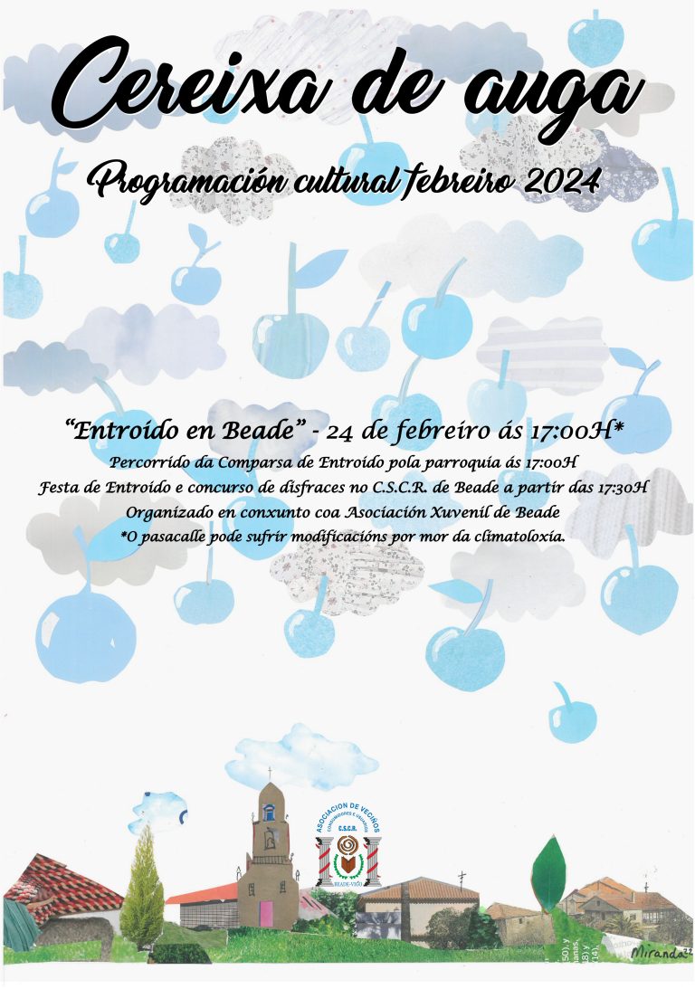 Cereixa de auga: programación cultural febreiro 2024