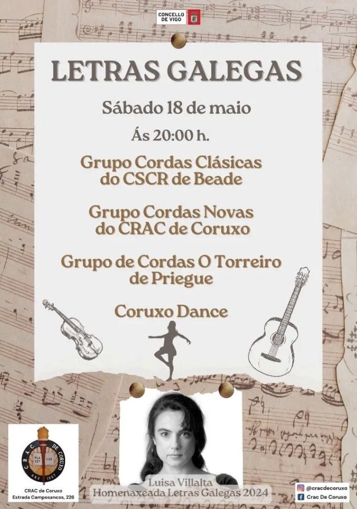 Grupo de Cordas Clásicas do C.S.C.R. de Beade – Letras Galegas 2024