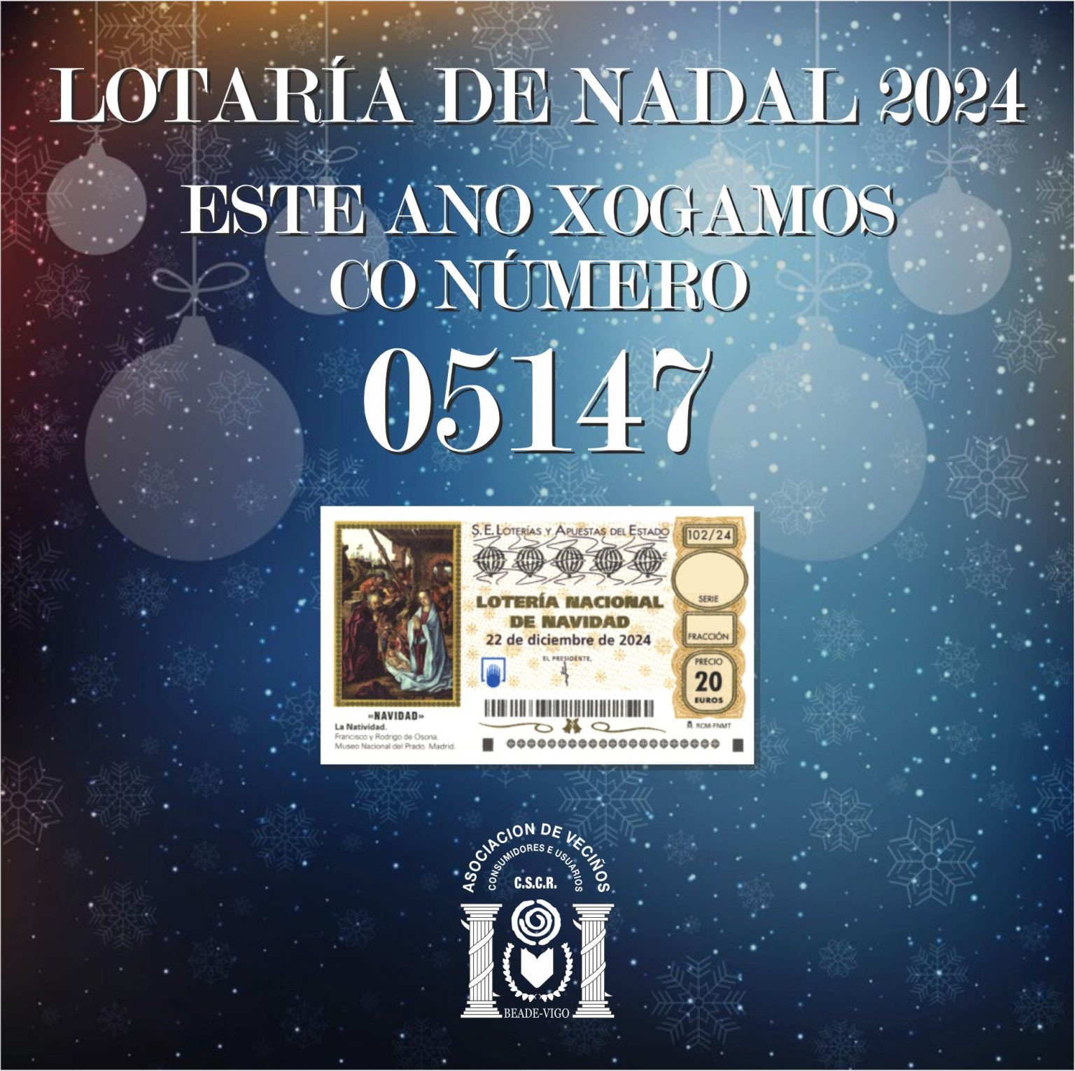 Lotaría de Nadal 2024