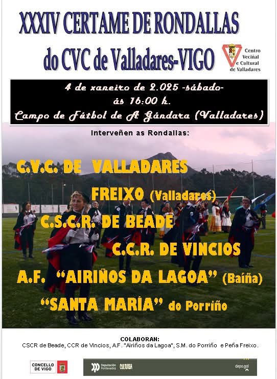XXXIV Certame de Rondallas do CVC de Valladares