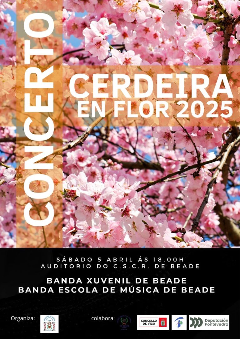Concerto da cerdeira en flor 2025