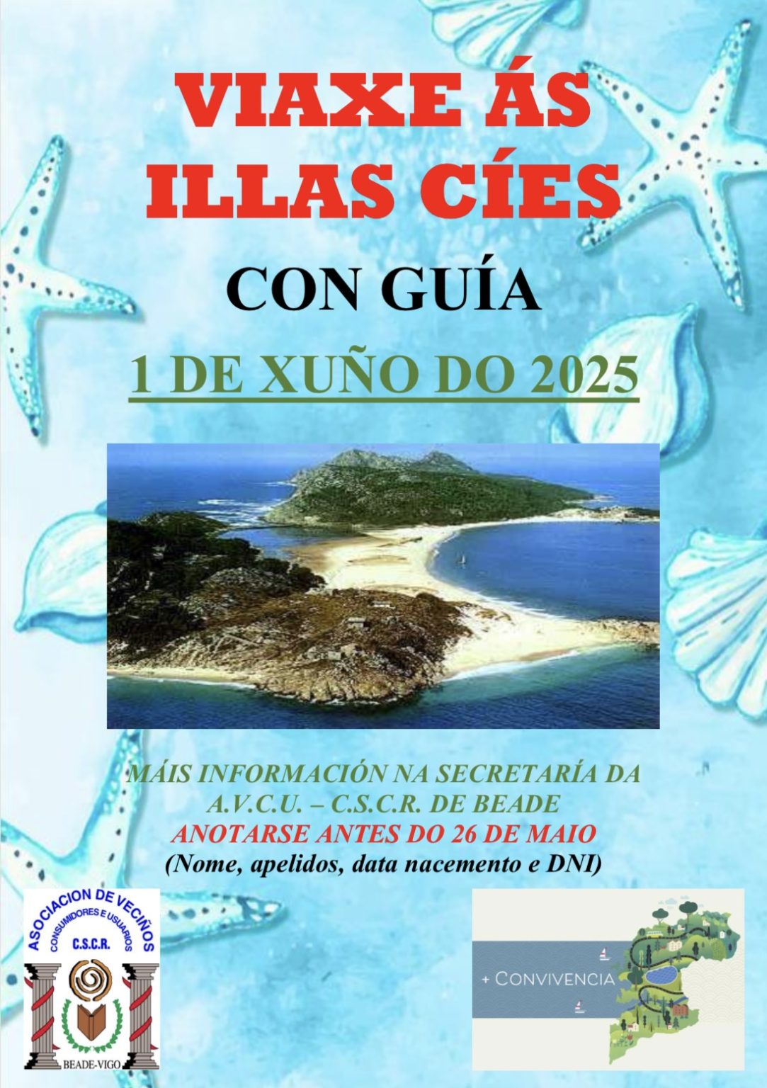 Viaxe ás Illas Cíes