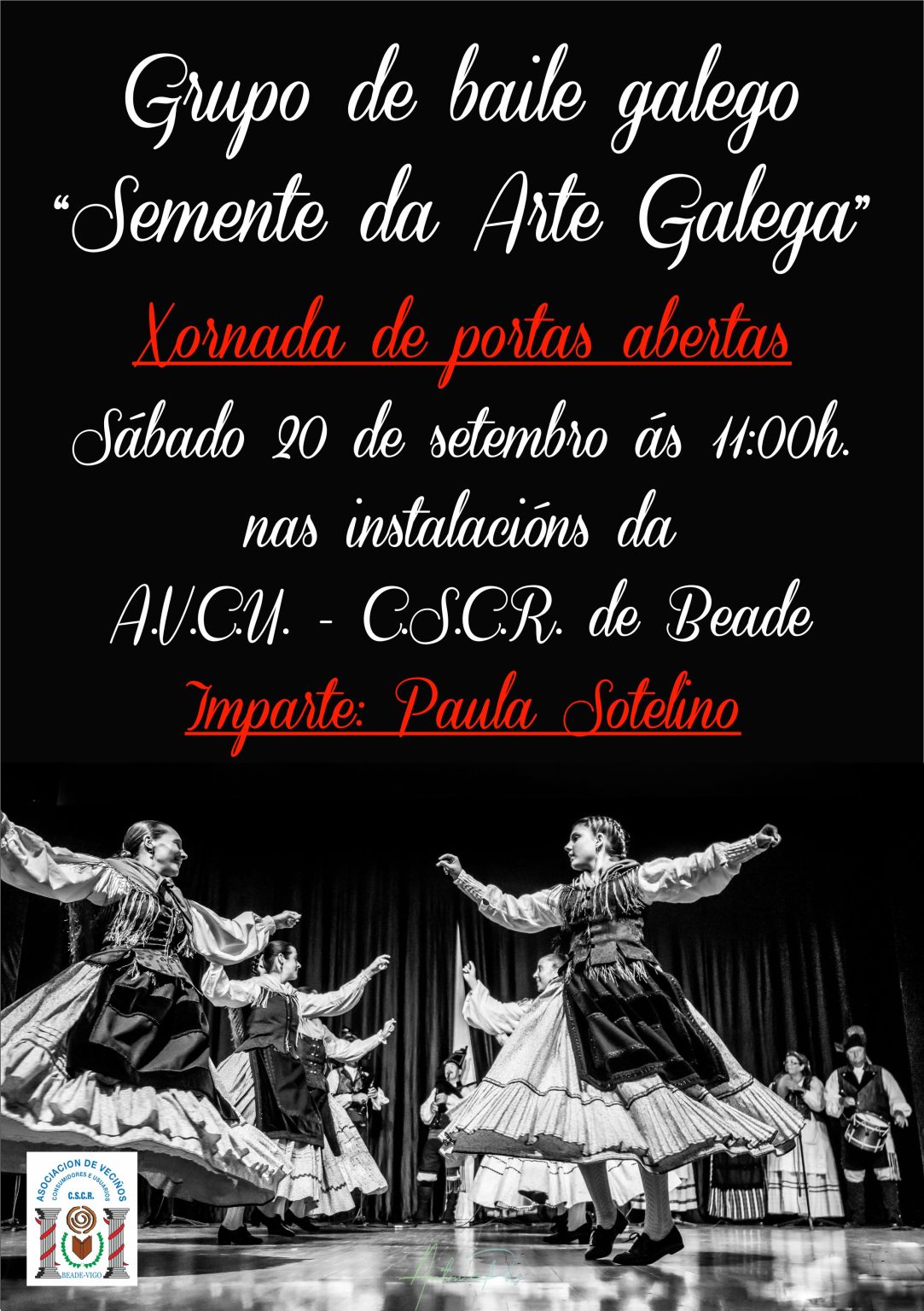 Grupo de baile galego – Xornada de portas abertas