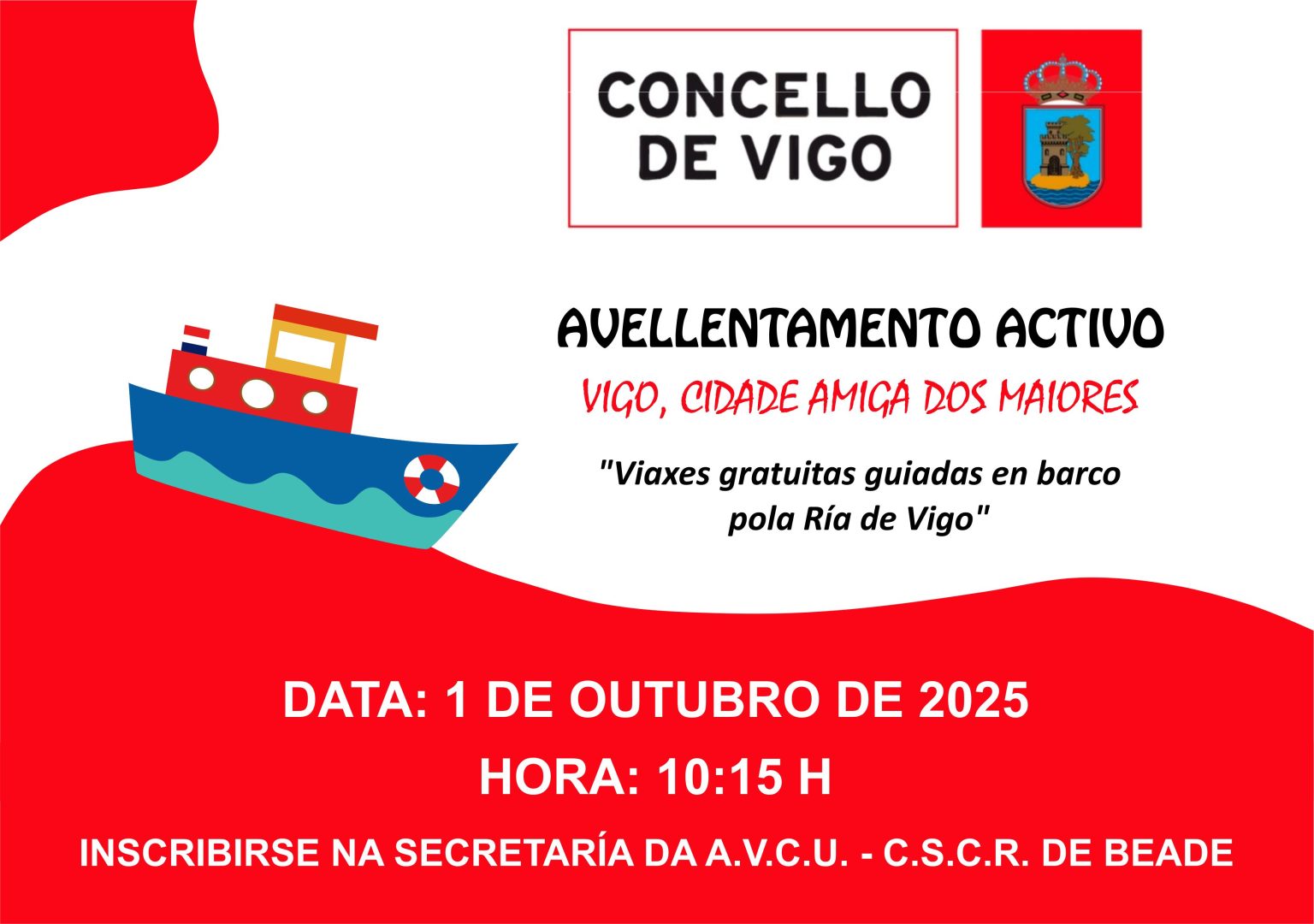 Proxecto «viaxes en barco pola Ría de Vigo»
